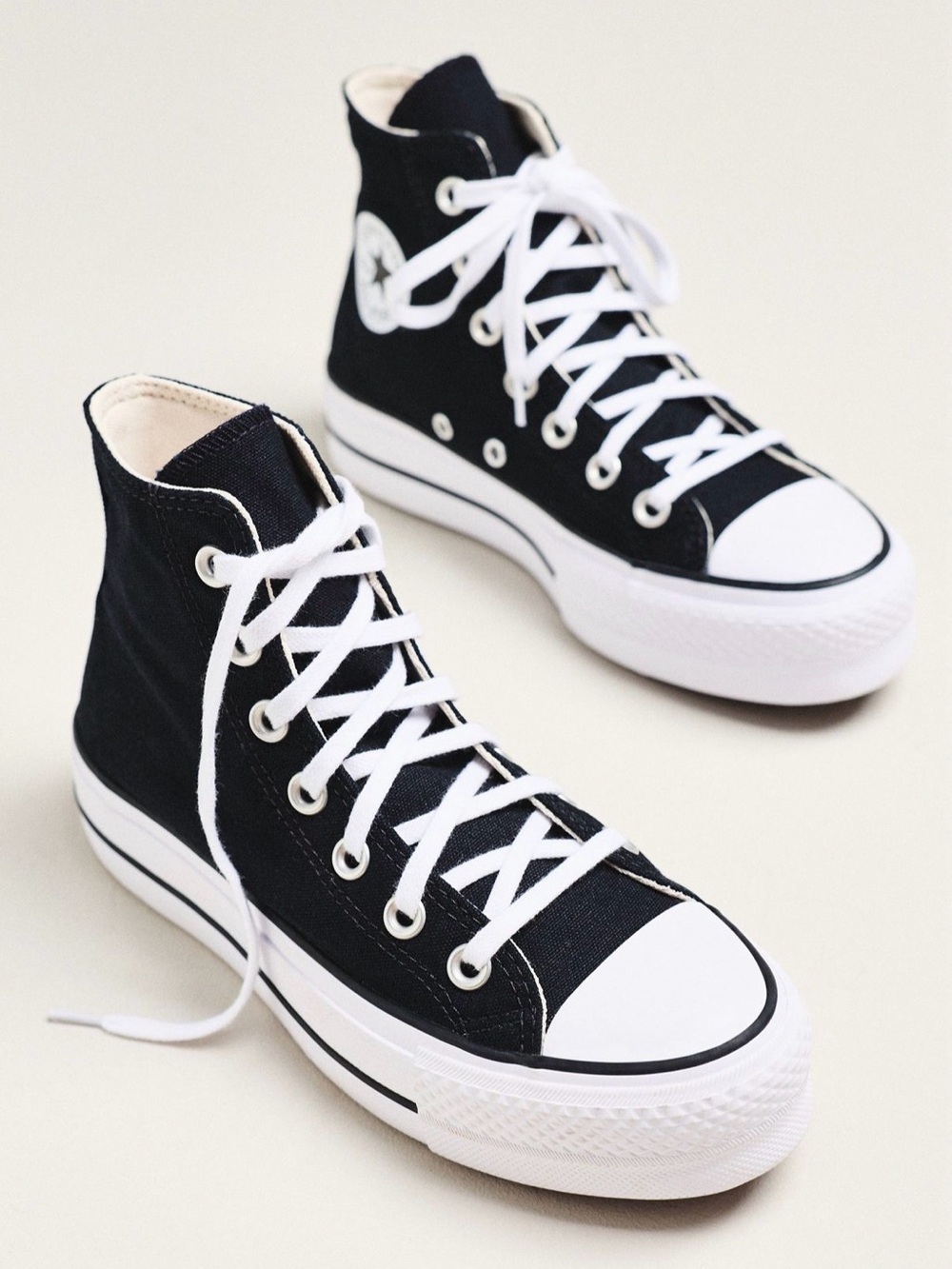 Black High-Top Platform Converse